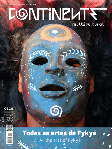 Revista Continente #283 Capa Fykyá Revista Continente #283 Capa Fykyá